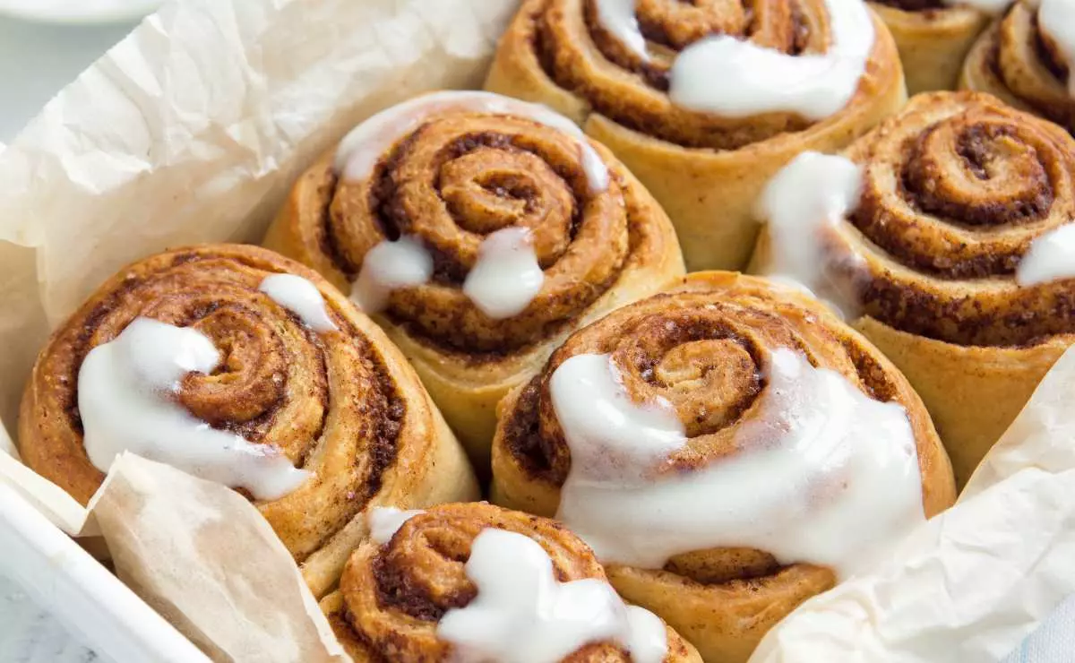 Receta De Rollos De Canela Glaseados Cinnamon Rolls