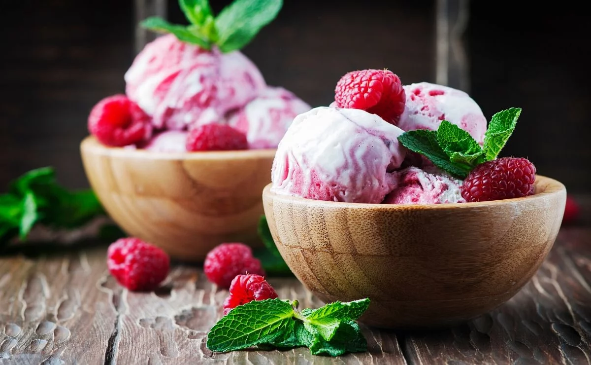 Helado de Frambuesa